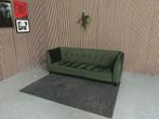 GRATIS LEVERING Slaapbank Velvet Groen 230x85 GEREINIGD