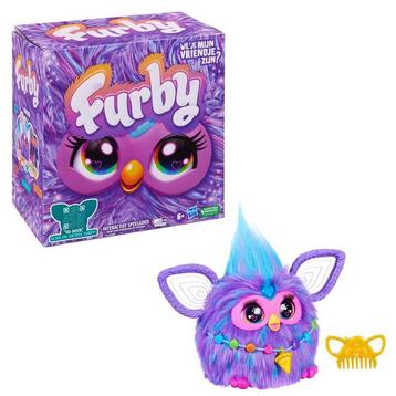 Nieuwe Nederlandstalige Hasbro Furby Paars Pluchenspeelgoed beschikbaar voor biedingen
