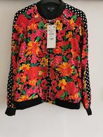 ZARA bomberjack met bloemenprint mt. M, Kleding | Dames, Nieuw, Zara, Jasje, Maat 38/40 (M)