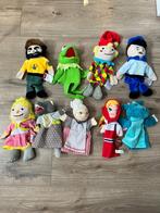 Poppenkast poppen, Kinderen en Baby's, Speelgoed | Knuffels en Pluche, Ophalen of Verzenden, Zo goed als nieuw, Overige typen