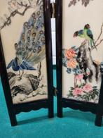 -	Chinees mini scheidingswand van glas, Huis en Inrichting, Woonaccessoires | Overige, Ophalen of Verzenden