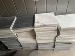Wit & Zwart Marmeren Vloertegels 25x25cm, Doe-het-zelf en Verbouw, Tegels, Ophalen, Gebruikt, 20 tot 40 cm, Minder dan 5 m²