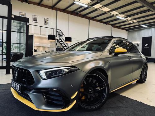 Mercedes-Benz A-klasse AMG 45 S 4MATIC+ | Yellow Edition |Pa, Auto's, Mercedes-Benz, Bedrijf, Te koop, A-Klasse, 4x4, ABS, Achteruitrijcamera