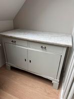 Commode met marmer blad, Huis en Inrichting, Ophalen, Gebruikt, 100 tot 150 cm, Met lade(s)