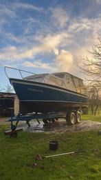 Kruiser Inclusief bijbehorende Trailer, Watersport en Boten, Motorboten en Motorjachten, Ophalen, Staal, Binnenboordmotor, Diesel