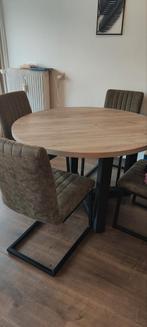 Eettafel, profijt meubel, Huis en Inrichting, Ophalen, Rond, Zo goed als nieuw, Vier personen