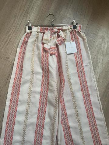 Boe bou  nieuw pantalon goud / roze met glimmer beschikbaar voor biedingen