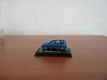 Skoda Roomster, Blauw, Abrex, Schaal 1:72 beschikbaar voor biedingen