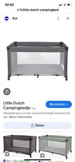 Campingbedje little dutch incl Aerosleep matras, Kinderen en Baby's, Babywiegjes en Ledikanten, Reisbedje, Zo goed als nieuw, Ophalen