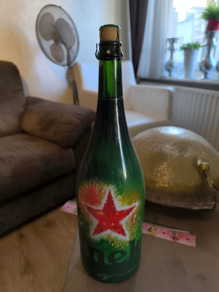 Heineken verzamelfles 1,5 liter, Ophalen of Verzenden, Zo goed als nieuw, Flesje(s), Heineken