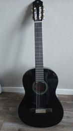 Yamaha C40 Klassieke Gitaar - Zwart met standaard, Muziek en Instrumenten, Snaarinstrumenten | Gitaren | Akoestisch, Ophalen of Verzenden