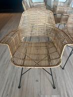 6 x HKliving Rotan Kuip Stoelen, Ophalen, Gebruikt, Bruin, Eén