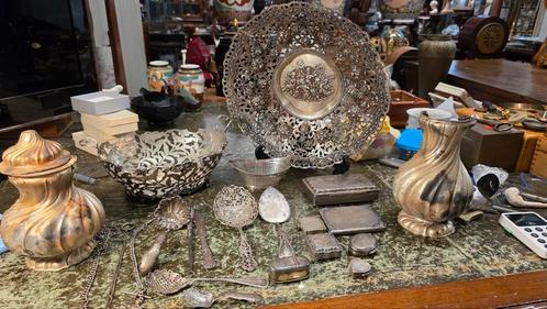 Mooie verzameling antiek zilver, Antiek en Kunst, Antiek | Goud en Zilver, Zilver, Ophalen of Verzenden
