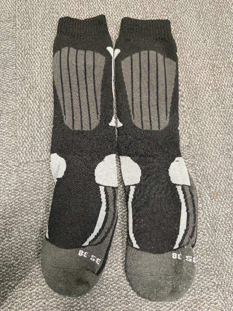 Skisokken van Falcon, zwart, maat 35-38, Maat 38/40 (M), Overige typen, Falcon, Ophalen of Verzenden