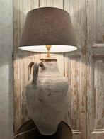 Tafellamp kruik brocante, Huis en Inrichting, Lampen | Tafellampen, Ophalen, Gebruikt