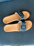 Nieuw!! Prachtige houten slippers, Maat 40, Slippers, Zwart, Nieuw, Ophalen of Verzenden