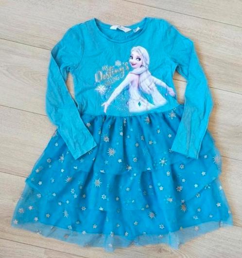 ≥ Zgan! Supermooi blauw Frozen Elsa jurkje van Mt 122/128