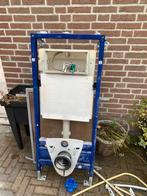 Geberit inbouwreservoir met drukplaat, compleet, Doe-het-zelf en Verbouw, Sanitair, Ophalen, Gebruikt, Toilet