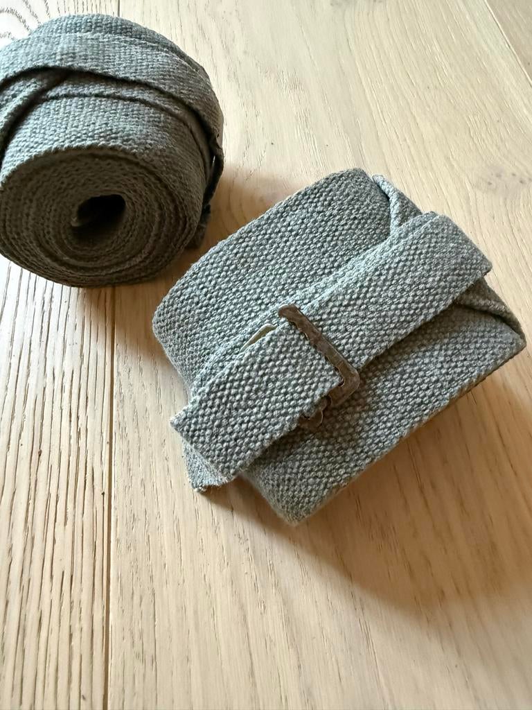 Originele Duitse Gamaschen / - Gemerkt WO1 / WW1, Verzamelen, Ophalen of Verzenden, Landmacht, Duitsland