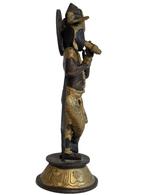 Oude Bronzen Krishna Beeld – Fluitspeler, 25,7 cm, Ophalen of Verzenden, Gebruikt