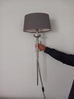 Prachtige wandlamp met grijze kap, Ophalen of Verzenden, Zo goed als nieuw