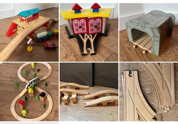 Diverse sets houten trein