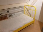 Kinderbed geel 90x200 Leen Bakker, Huis en Inrichting, Slaapkamer | Bedden, Ophalen, 90 cm, Zo goed als nieuw, 200 cm