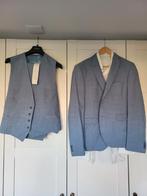 Trouwpak, lichtblauw, Ophalen, Zo goed als nieuw, Maat 56/58 (XL), Blauw