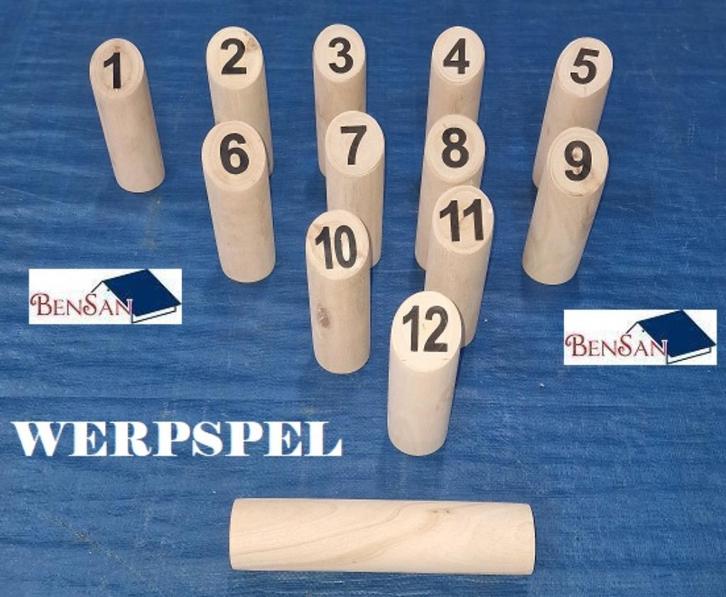 oud hollandse spellen werpspel bensan enter, Hobby en Vrije tijd, Feestartikelen | Verhuur, Zo goed als nieuw, Overige, Ophalen