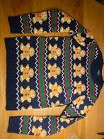 Kersttrui donkerblauw koekenmannetjes maat 146-152, Ophalen of Verzenden, Zo goed als nieuw, Jongen of Meisje, Trui of Vest