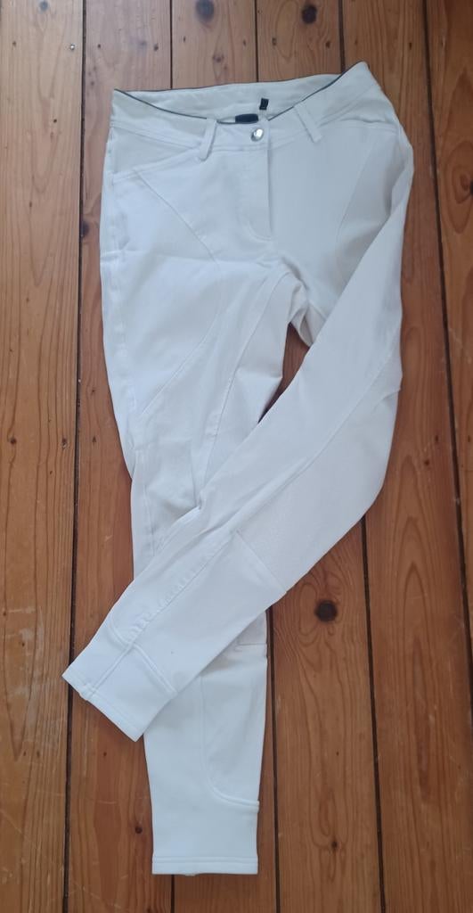 Witte rijbroek HV POLO, Dieren en Toebehoren, Paardrijkleding, Ophalen, Zo goed als nieuw, Dressuur, Onderkleding