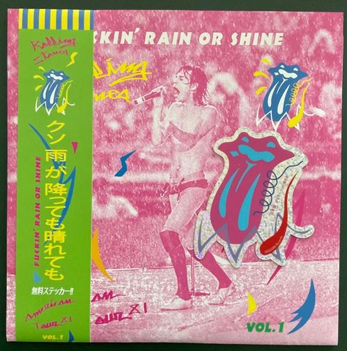 Rolling Stones Fuckin Rain or Shine rare live single Japan, Cd's en Dvd's, Vinyl | Rock, Zo goed als nieuw, Rock-'n-Roll, Overige formaten