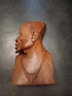Houten beeld, Afrikaanse man, Antiek en Kunst, Kunst | Beelden en Houtsnijwerken, Ophalen of Verzenden