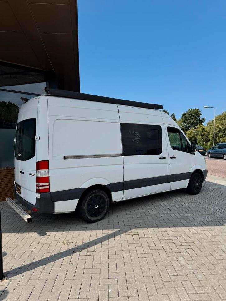 Camperbus L2H2 4 personen, Auto's, Bestelauto's, Particulier, Mercedes-Benz, Diesel, Automaat, Wit, Ophalen