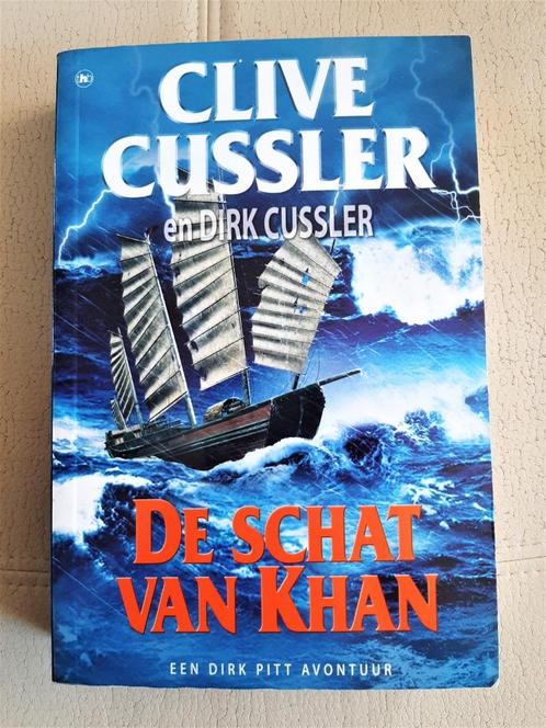 De schat van Khan - Clive Cussler & Dirk Cussler, Boeken, Thrillers, Zo goed als nieuw, Ophalen of Verzenden