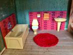 Vintage badkamer van Lundby, Verzamelen, Poppenhuizen en Toebehoren, Ophalen of Verzenden, Gebruikt, Poppenhuis