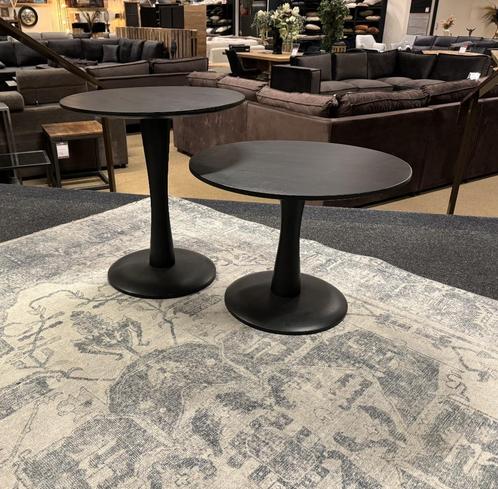Salontafel set zwart mango Direct/Leverbaar/Enschede E-2087, Huis en Inrichting, Tafels | Salontafels, Nieuw, 50 tot 75 cm, 50 tot 100 cm