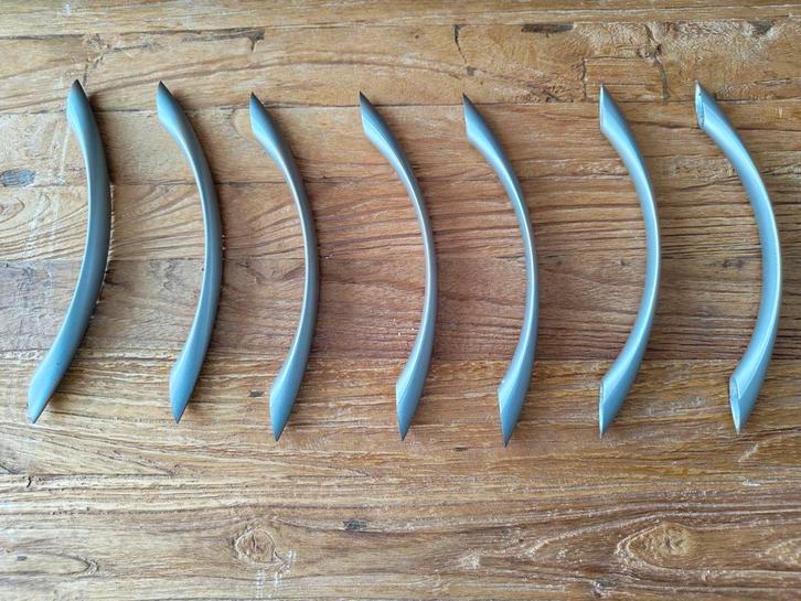 7 Kunststof Handgrepen - 12,8cm afstand, Huis en Inrichting, Kasten | Overige, Gebruikt, Ophalen of Verzenden