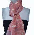 Handgemaakte sjaals en ceintuurs natuurlijke Japanse zijde, Verzenden, Nieuw, Maat 46/48 (XL) of groter, Sjaal