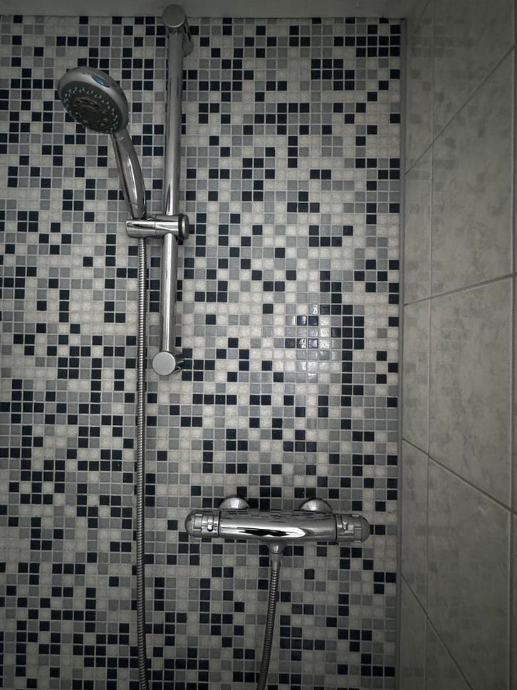 Thermostaat kraan douche, Doe-het-zelf en Verbouw, Sanitair, Gebruikt, Douche, Chroom, Ophalen of Verzenden