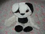HUG A LOTS HOND PLUCHE WIT MET ZWARTE VOORKANT LIJFJE, Kinderen en Baby's, Speelgoed | Knuffels en Pluche, Ophalen of Verzenden