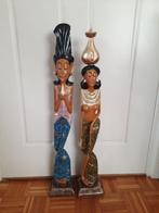 Oosterse houten beelden, Antiek en Kunst, Kunst | Beelden en Houtsnijwerken, Ophalen