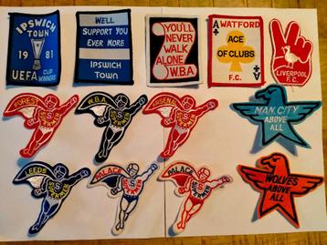 Ipswich Wolves W.B.A. Liverpool vintage voetbal patch  beschikbaar voor biedingen