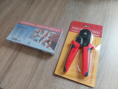 Adereindhulstang – zelfinstellend met assortiment hulzen, Doe-het-zelf en Verbouw, Gereedschap | Handgereedschap, Nieuw, Ophalen of Verzenden