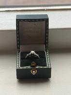 Damesring met Diamant, Sieraden, Tassen en Uiterlijk, Ringen, Overige materialen, Ophalen of Verzenden, Zo goed als nieuw, 17 tot 18