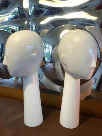 Vintage mannequinhoofden, vintage design beschikbaar voor biedingen