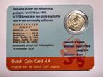 Dutch Coin Card 4.4., Ophalen of Verzenden, Koningin Wilhelmina, 5 cent, Losse munt