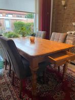 Grenen Eettafel met Lade - Opknapper, Ophalen of Verzenden