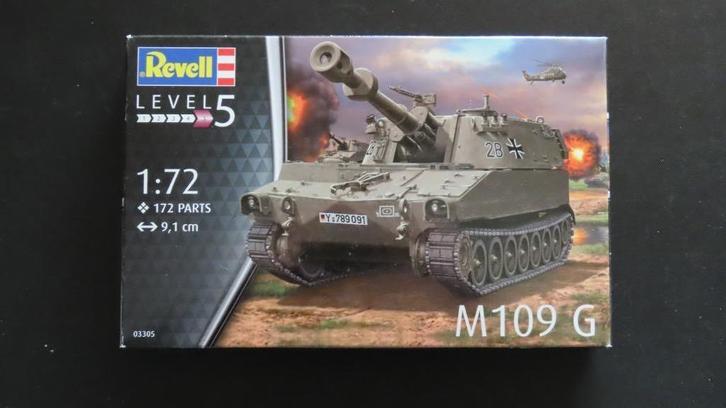 M-109G Howitzer Revell, Hobby en Vrije tijd, Modelbouw | Auto's en Voertuigen, Nieuw, Tank, 1:50 of kleiner, Revell, Verzenden