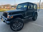 Jeep Wrangler 4.0 I 130KW Hard TOP 2001 Zwart, Auto's, Jeep, 450 kg, 2000 kg, 4 stoelen, Zwart